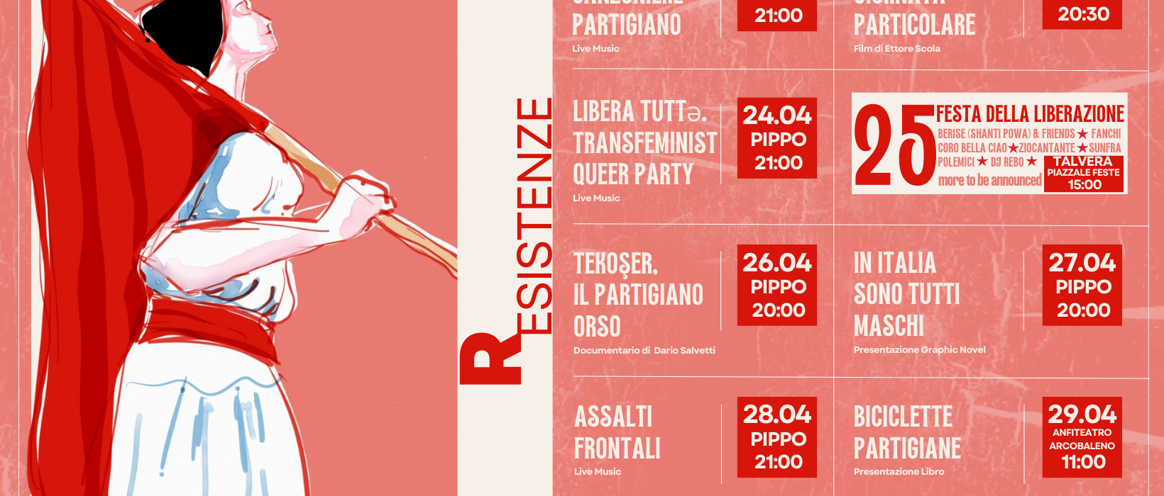 Rassegna RESISTENZE – Festa della Liberazione