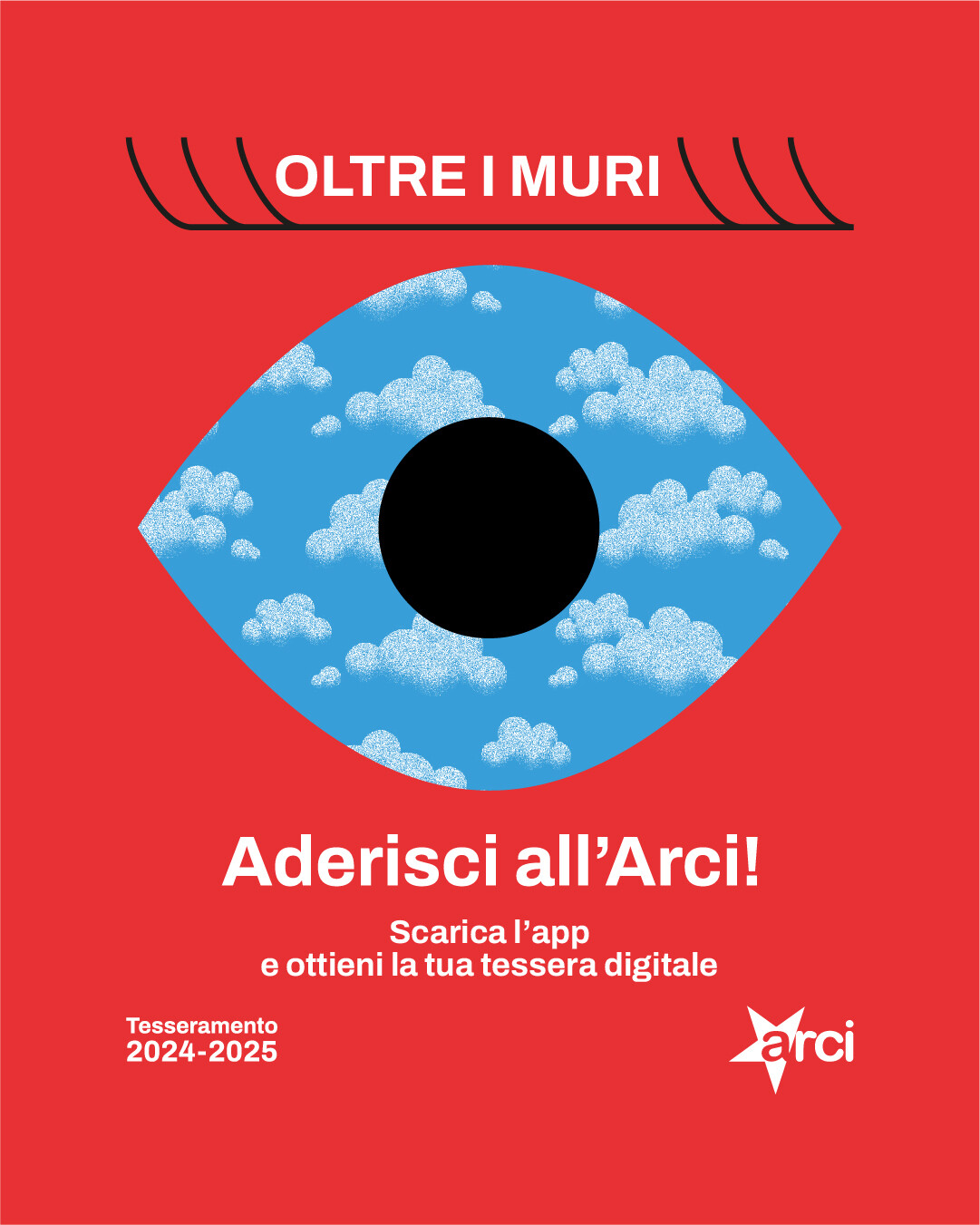 “Oltre i muri” – Dal 1 ottobre la campagna di tesseramento 2024/5