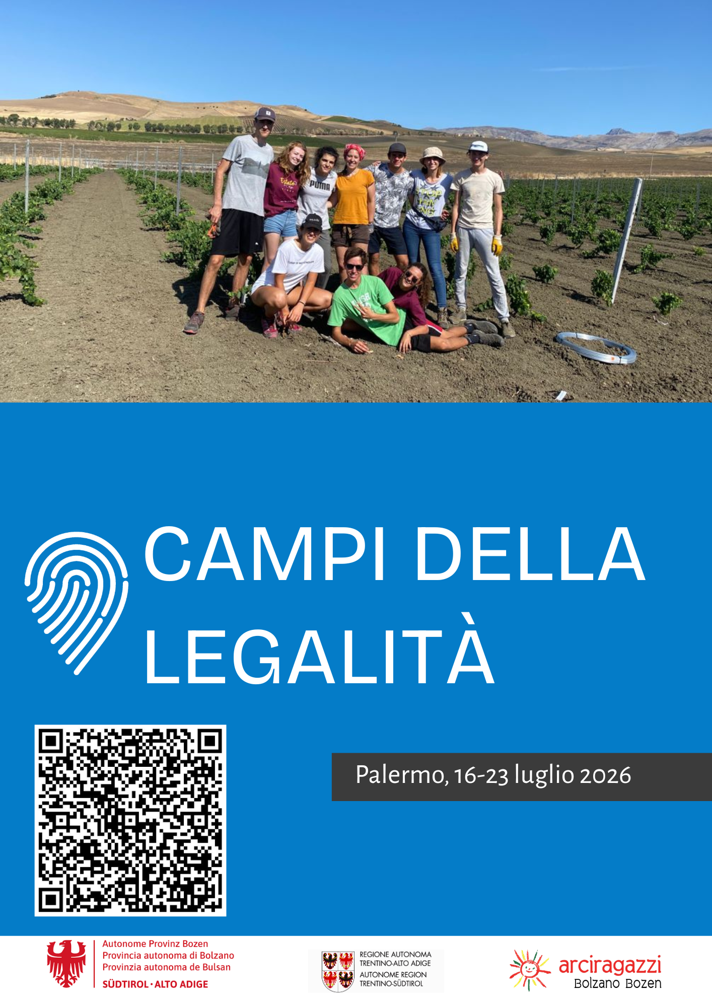 Campi della Legalità 2026 – Aperte le iscrizioni!